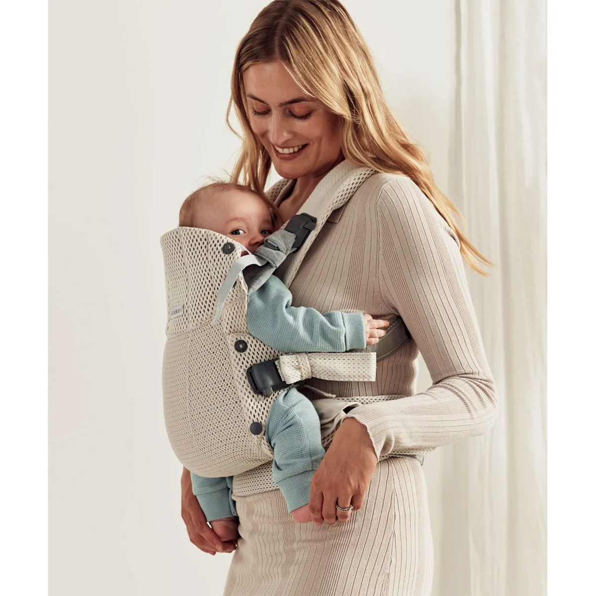 Babybjorn Porte-Bébé Harmony - Crème 3D mesh