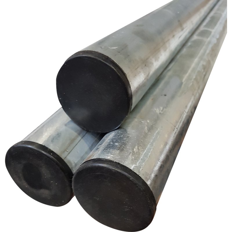 Poteau Rond en Acier Galvanisé Ø60 mm