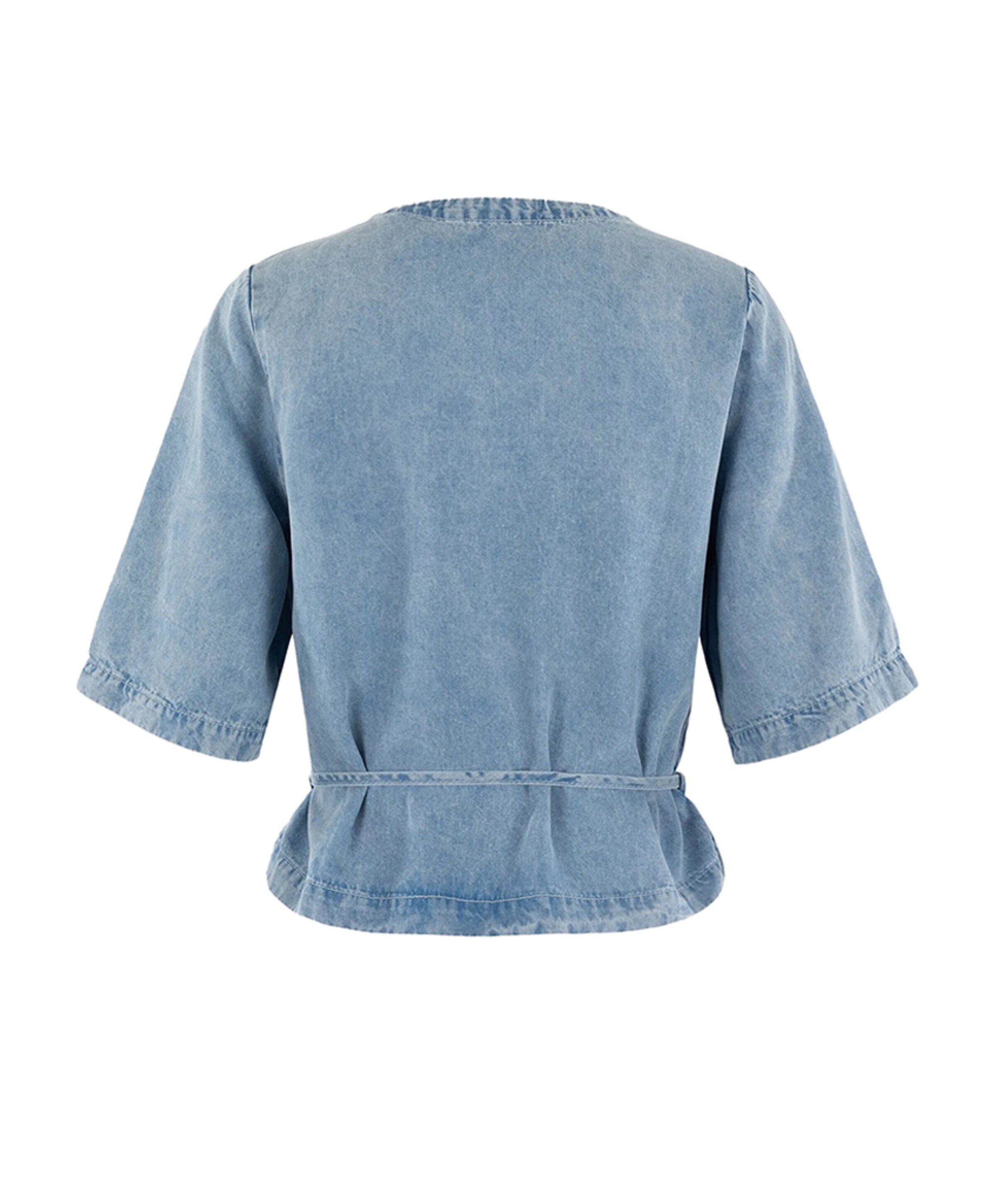 Anna Dames top blauw