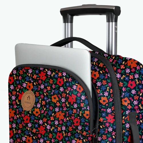 Valise souple 2 roues XS Maupiti rouge