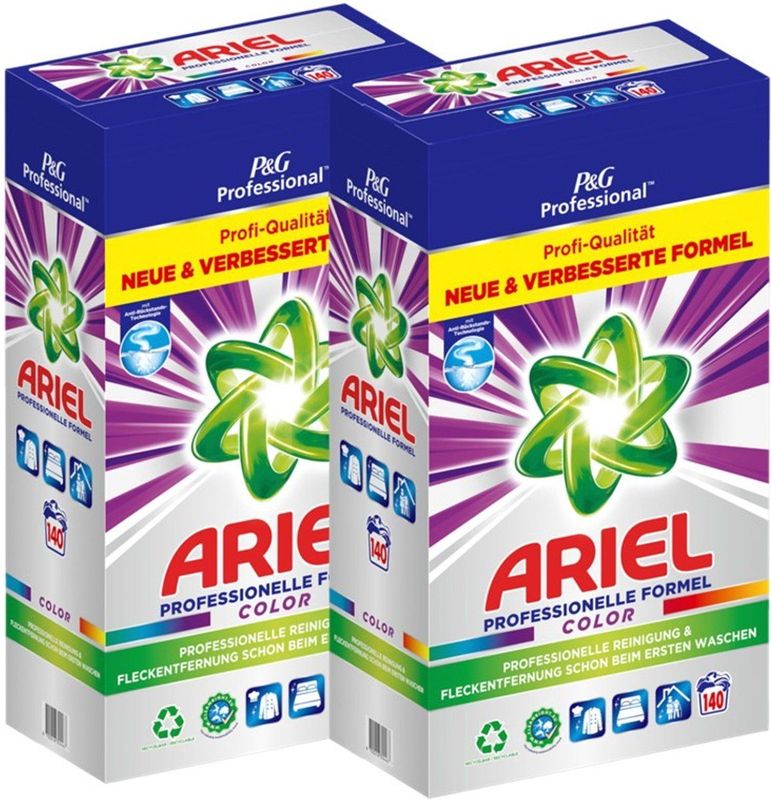Ariel - Professional - Waspoeder Color - 2 x 8.4kg - 140 Wasbeurten