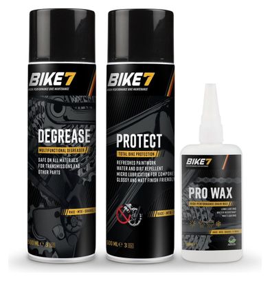 Kit d'entretien vélo Degrease 500 ml   Protect 500ml   Pro Wax 150ml
