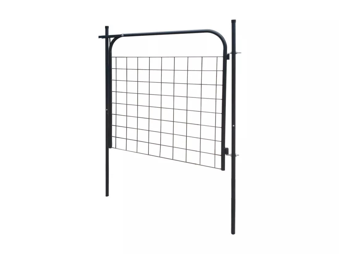 Portail de cl?ture de jardin 100 x 100 cm Anthracite
