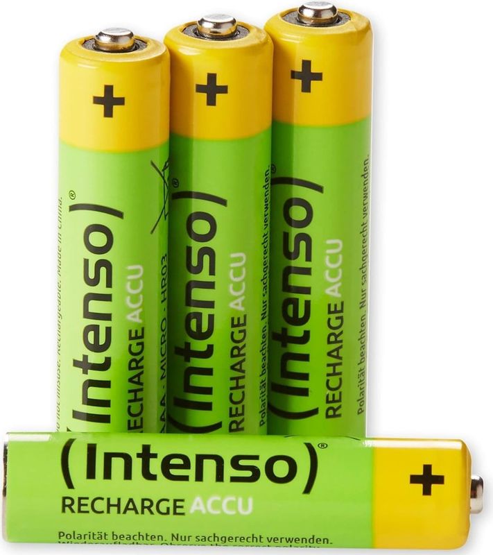 Intenso - Energy Eco - Oplaadbare NiMH-batterijen - AAA - 4 Stuks