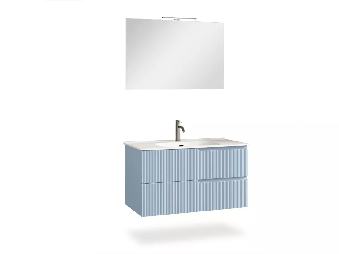 Ensemble salle de bain 4 pièces VENERE bleu tiffany