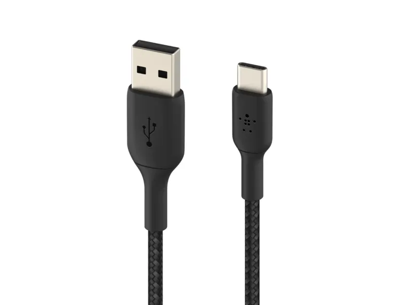 Belkin BoostCharge - USB-kabel - 24 pin USB-C (han) til USB (han) - 1 m - sort