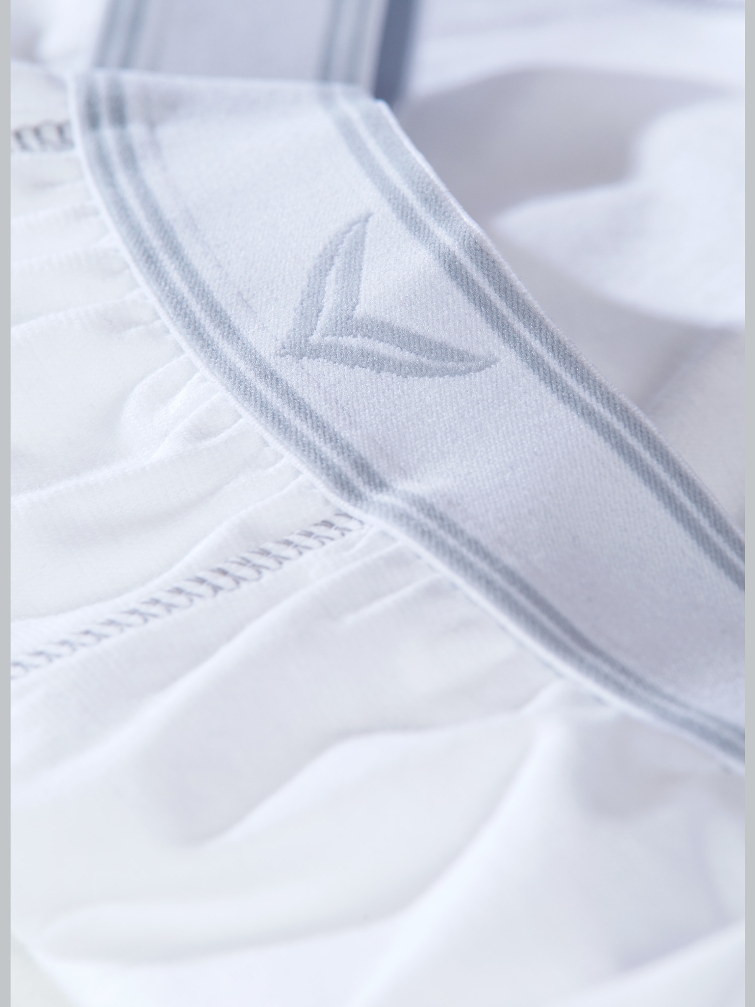 Pants aus Baumwolle/Elastan Weiss