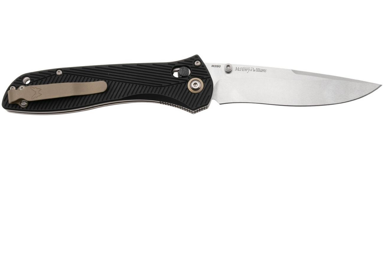 Benchmade 710-25 Stonewashed Böhler M30, Black Aluminum, zakmes