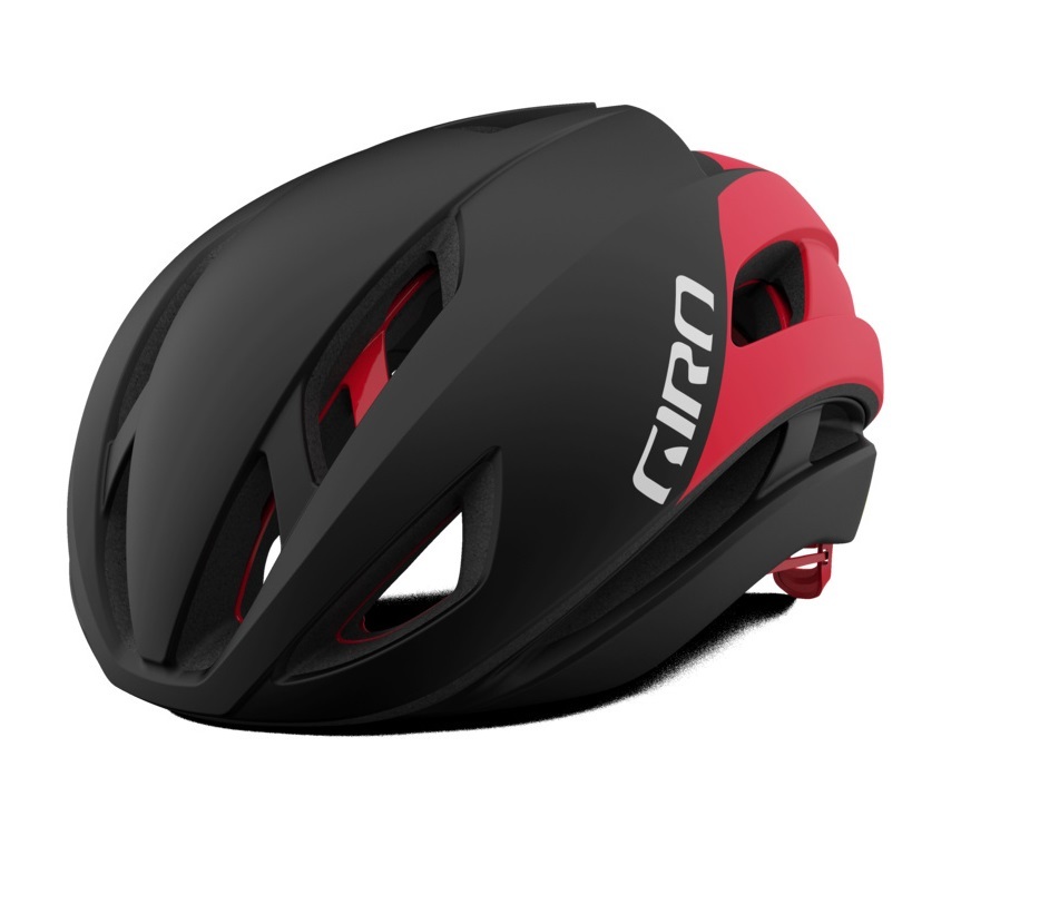 Giro Eclipse Spherical Race Fietshelm Mat Zwart/Rood