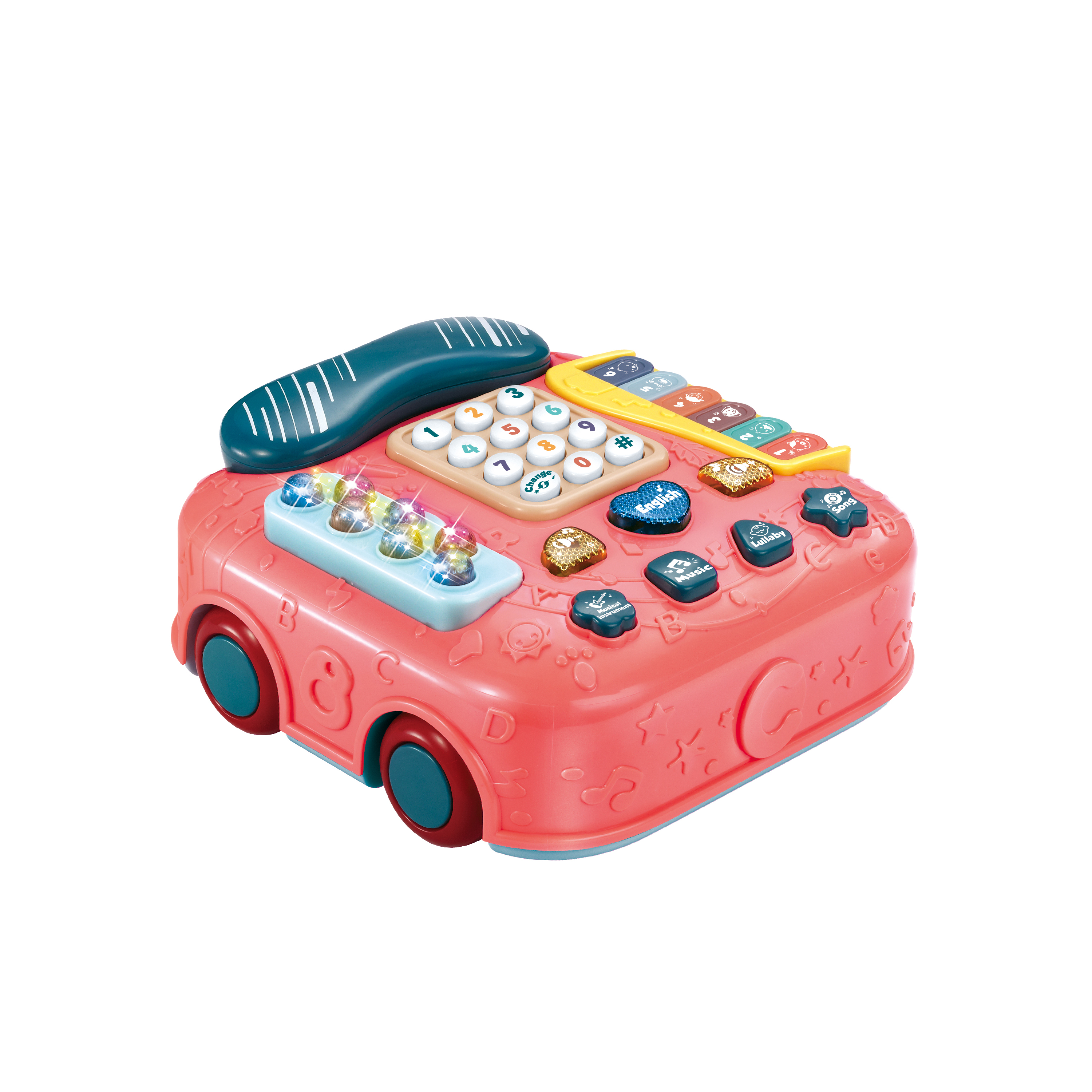Spielzeug Telefon multifunktional rot