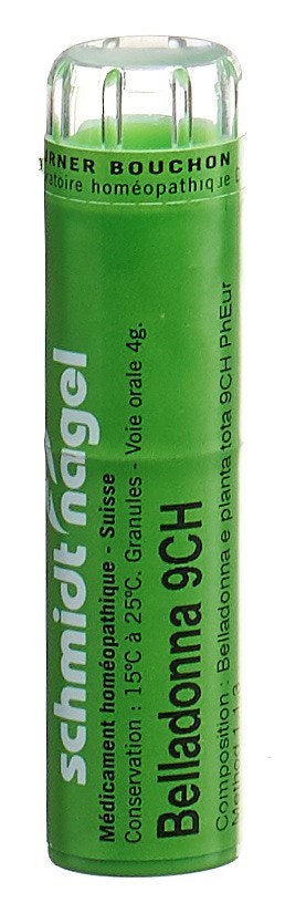SCHMIDT-NAGEL Belladonna 9 CH<br>4 g, Granulat