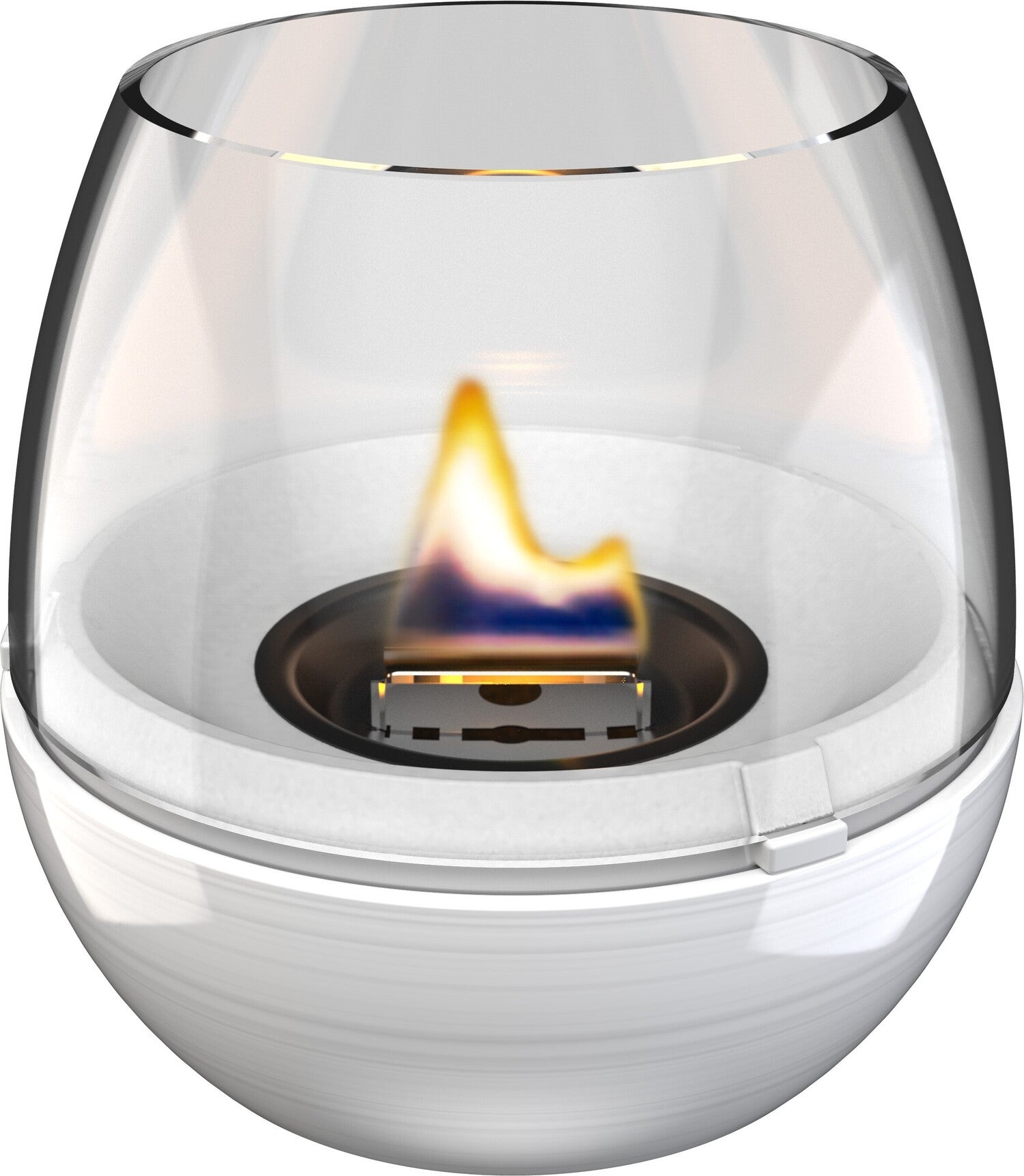 Tenderflame tafelhaard Tulip 18 wit D 18 H 16 cm