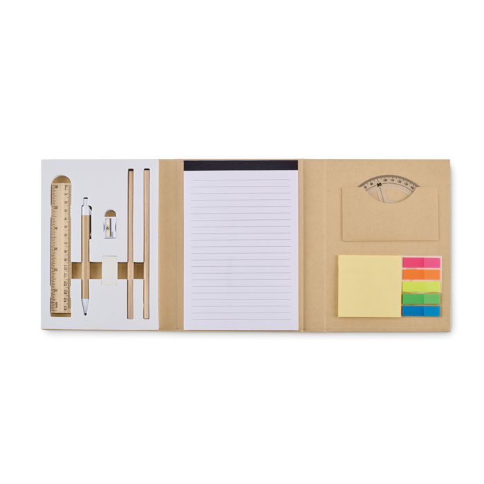 GiftRetail MO2526 - CENOTE Set de papeterie avec bloc-notes