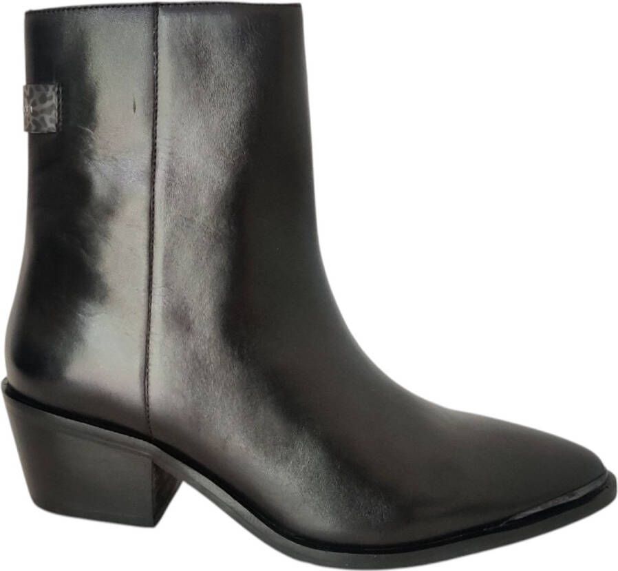 Maruti Maria Enkellaarsjes Enkelboots met rits Dames Zwart