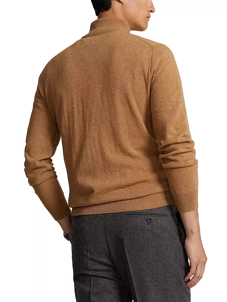 POLO RALPH LAUREN Troyer Pullover Regular Fit camel