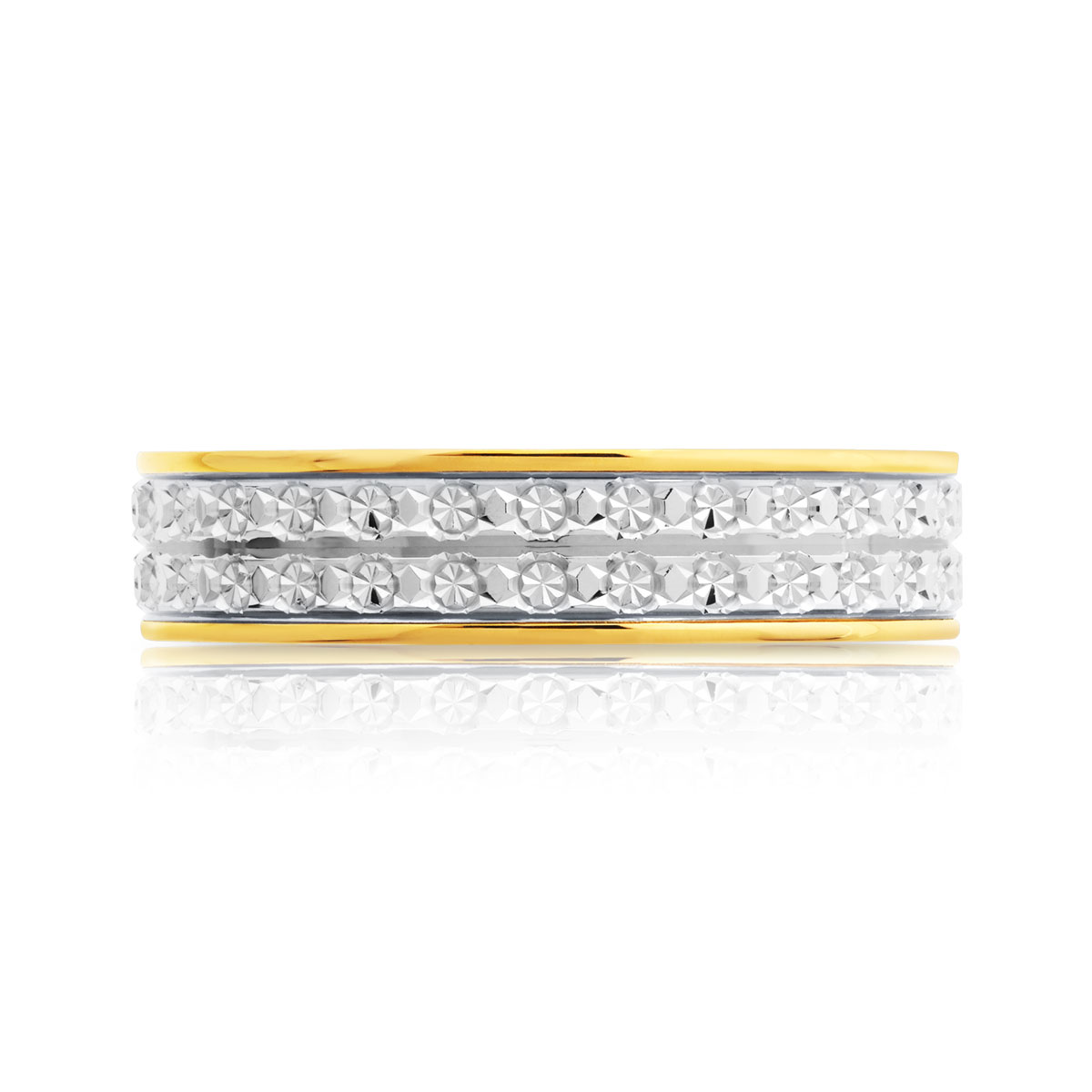 Alliance 2 ors 750 diamanté 4,5 mm