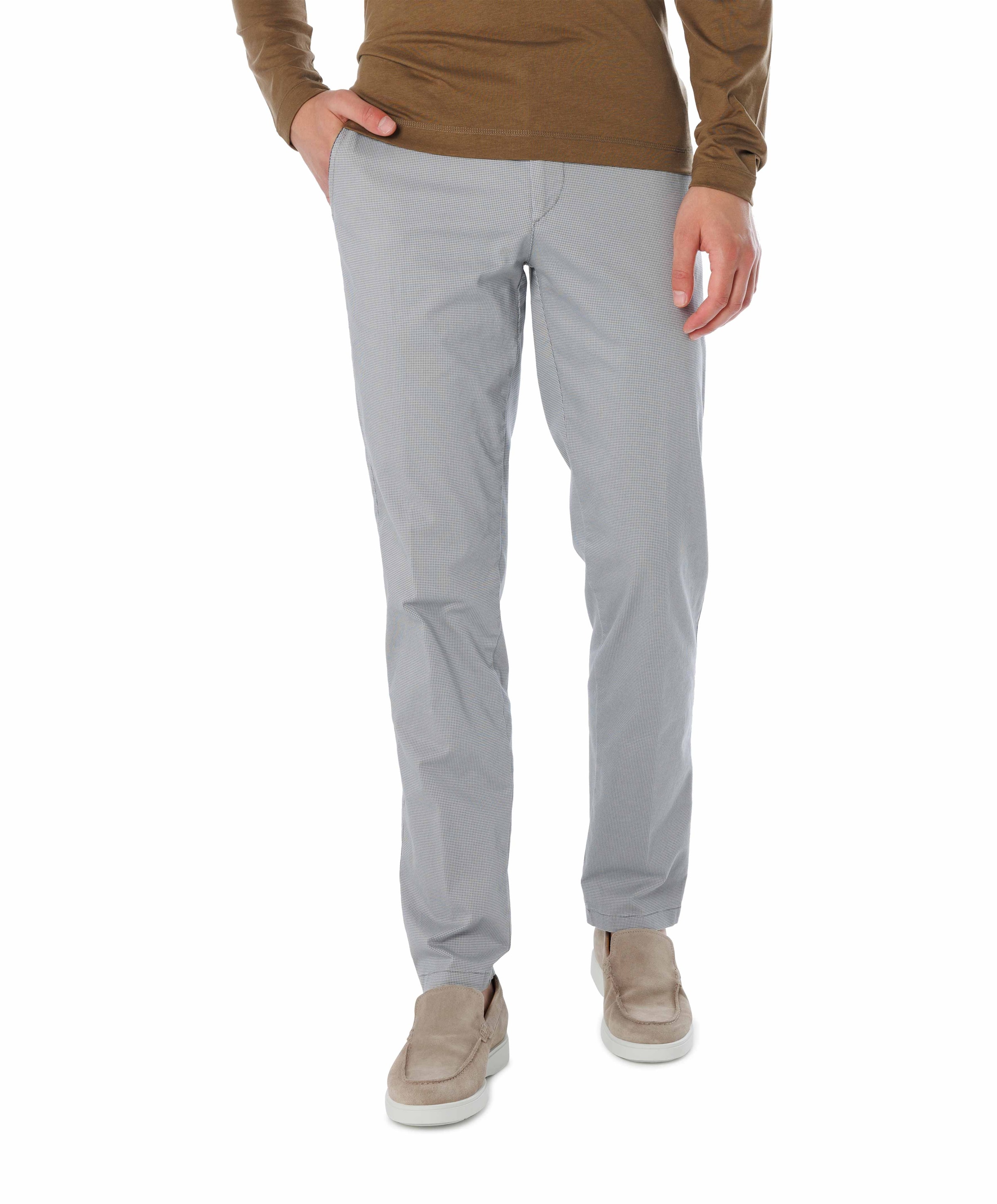 Com4 Modern Chino Collection heren broek grijs
