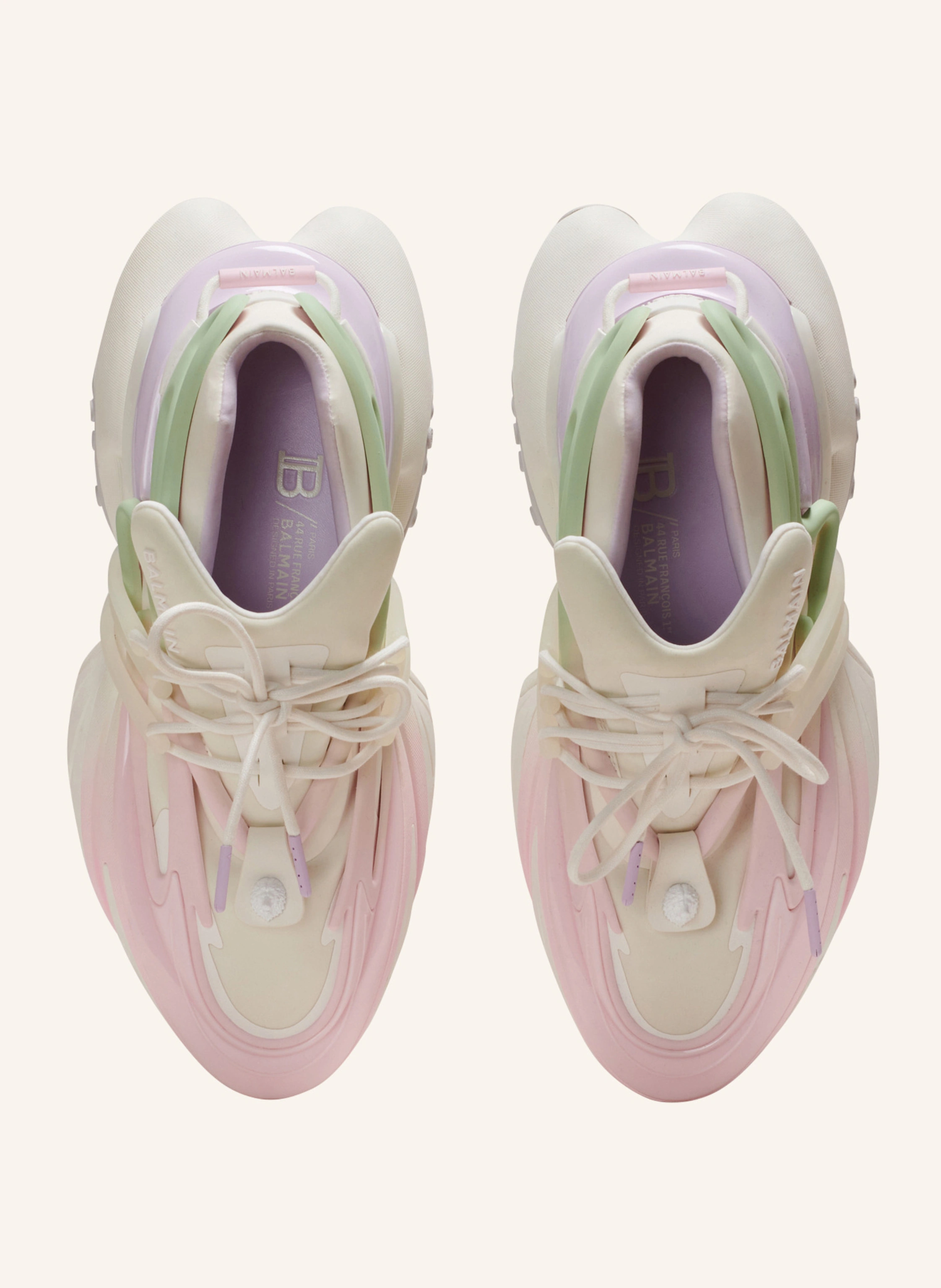 BALMAIN Sneakers Unicorn aus Neopren und Leder