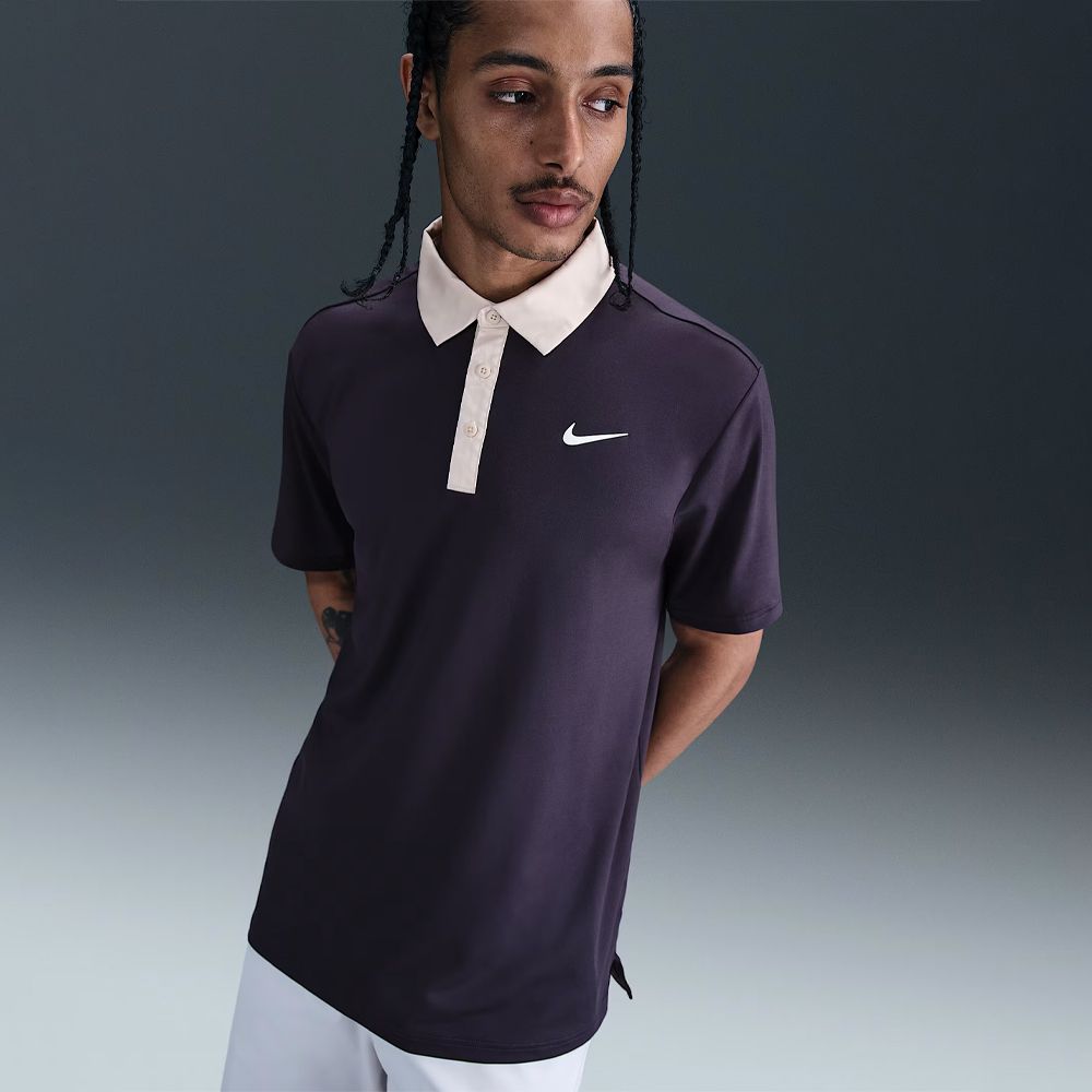Dri-FIT Tour Contrast Pique Herre Lilla