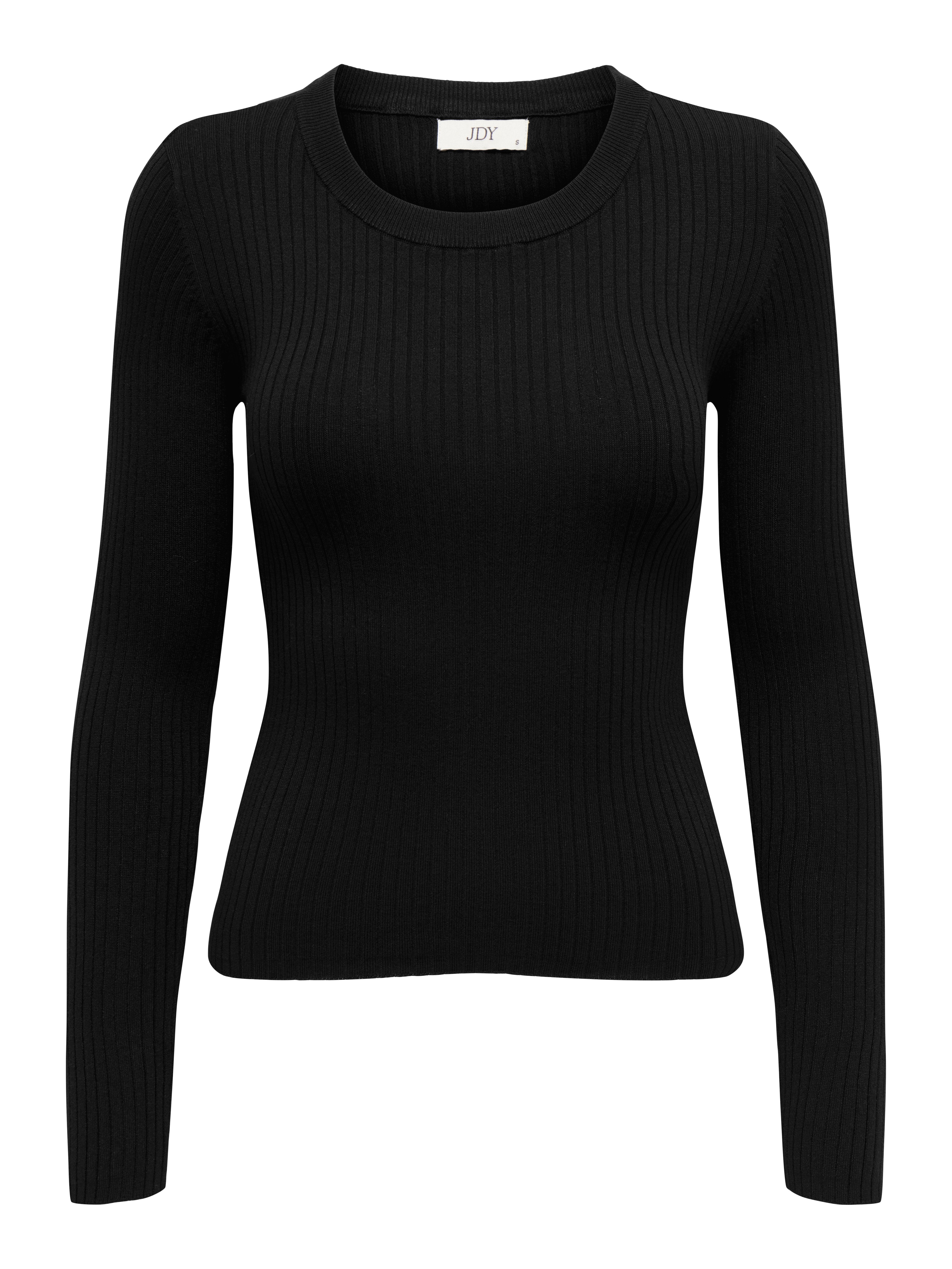 JDYPLUM Strickpullover Black