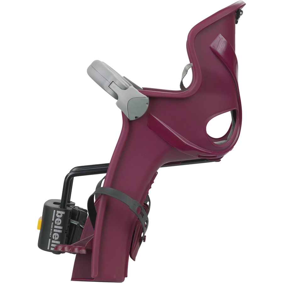 BELLELLI Kindersitz Fahrrad Plum Forest B-fix Frame Mount Red Must