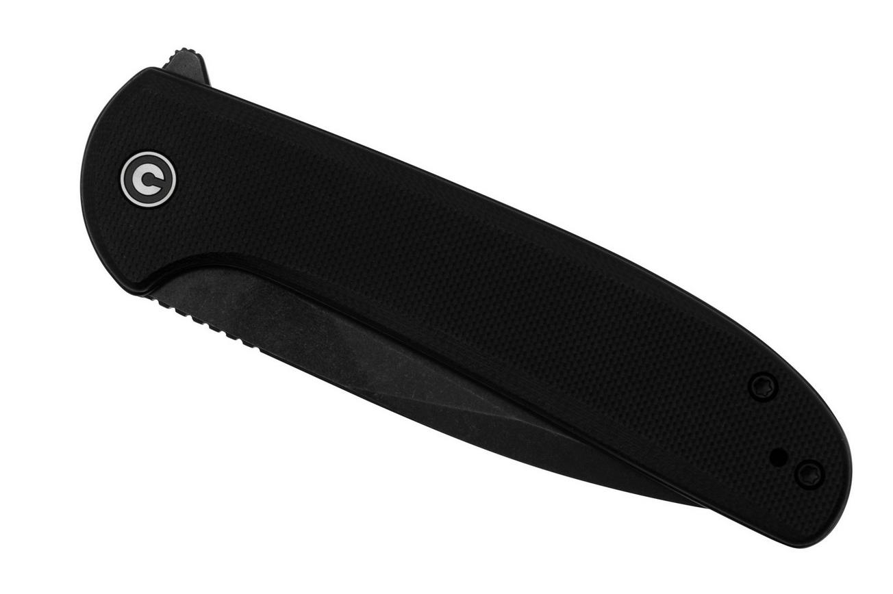 Civivi Primitrox C23005A-2 Blackwashed Nitro-V, Black G10 zakmes