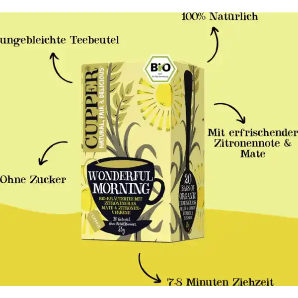 Bio Kräutertee Wonderful Morning