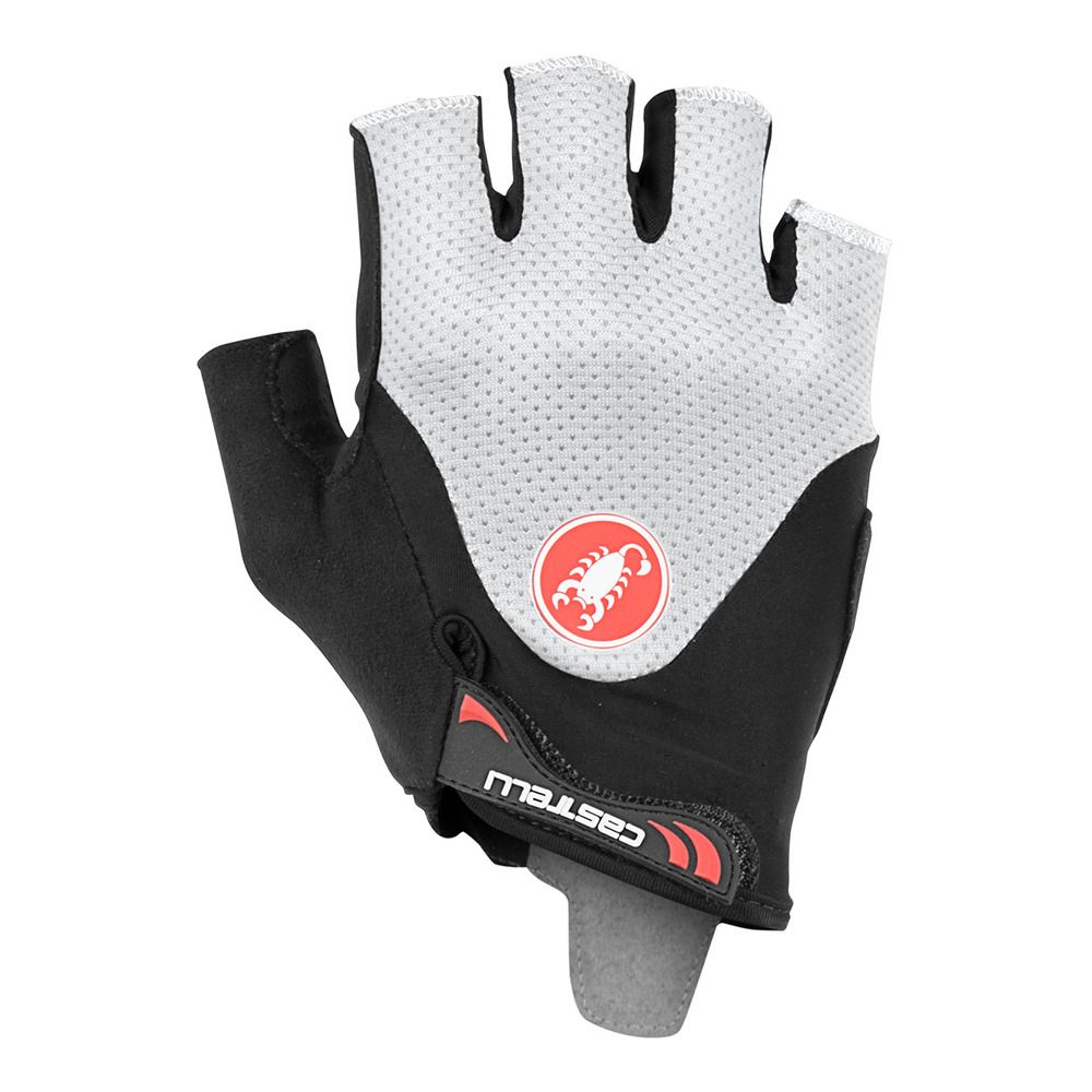 Castelli ARENBERG GEL 2 - Mitaines noir/blanc ivoire