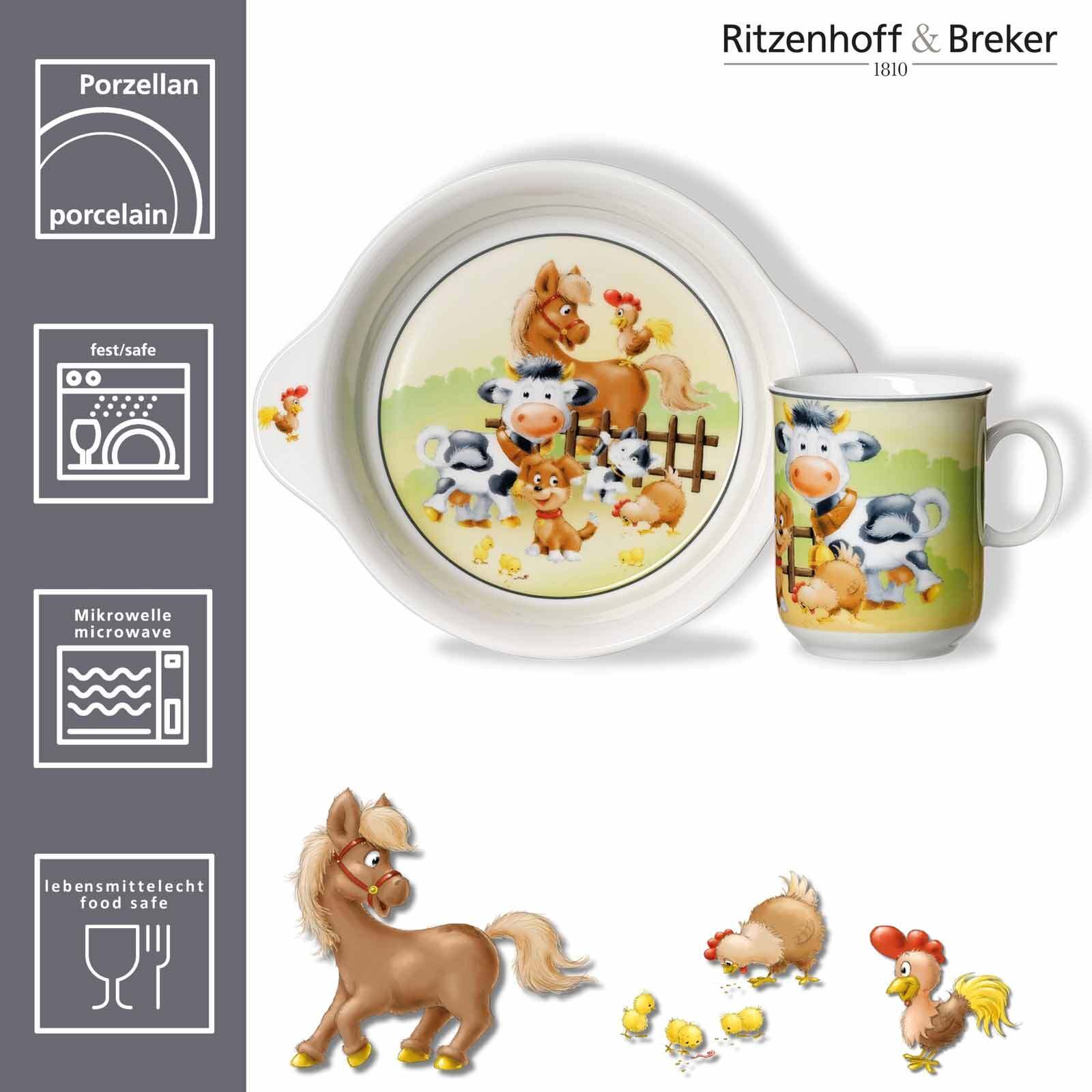 Ritzenhoff & Breker Kindergeschirr Hoftiere