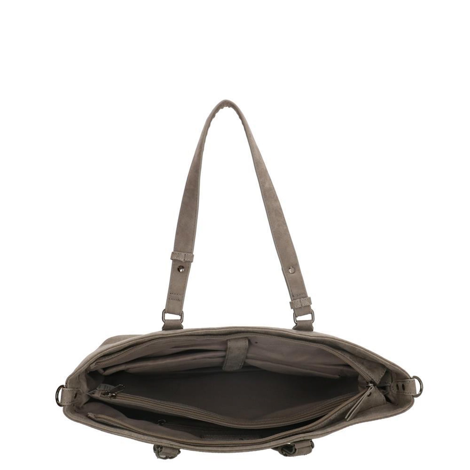 Enrico Benetti Kate 15'' Laptop Shoulderbag grijs