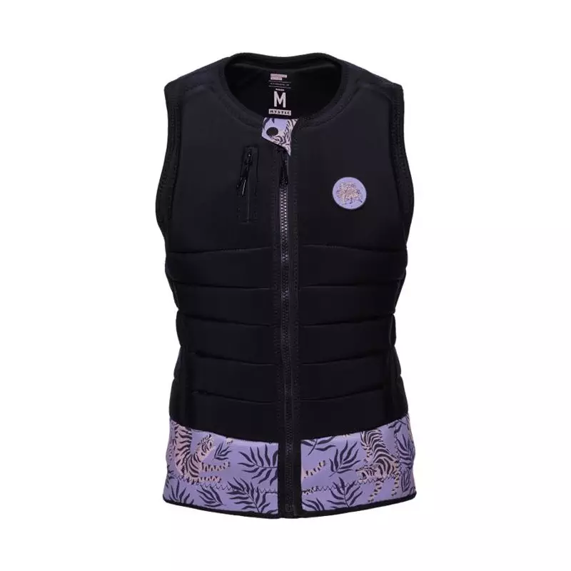 Gilet impact femme MYSTIC Zodiac Frontzip Wake Black / Purple