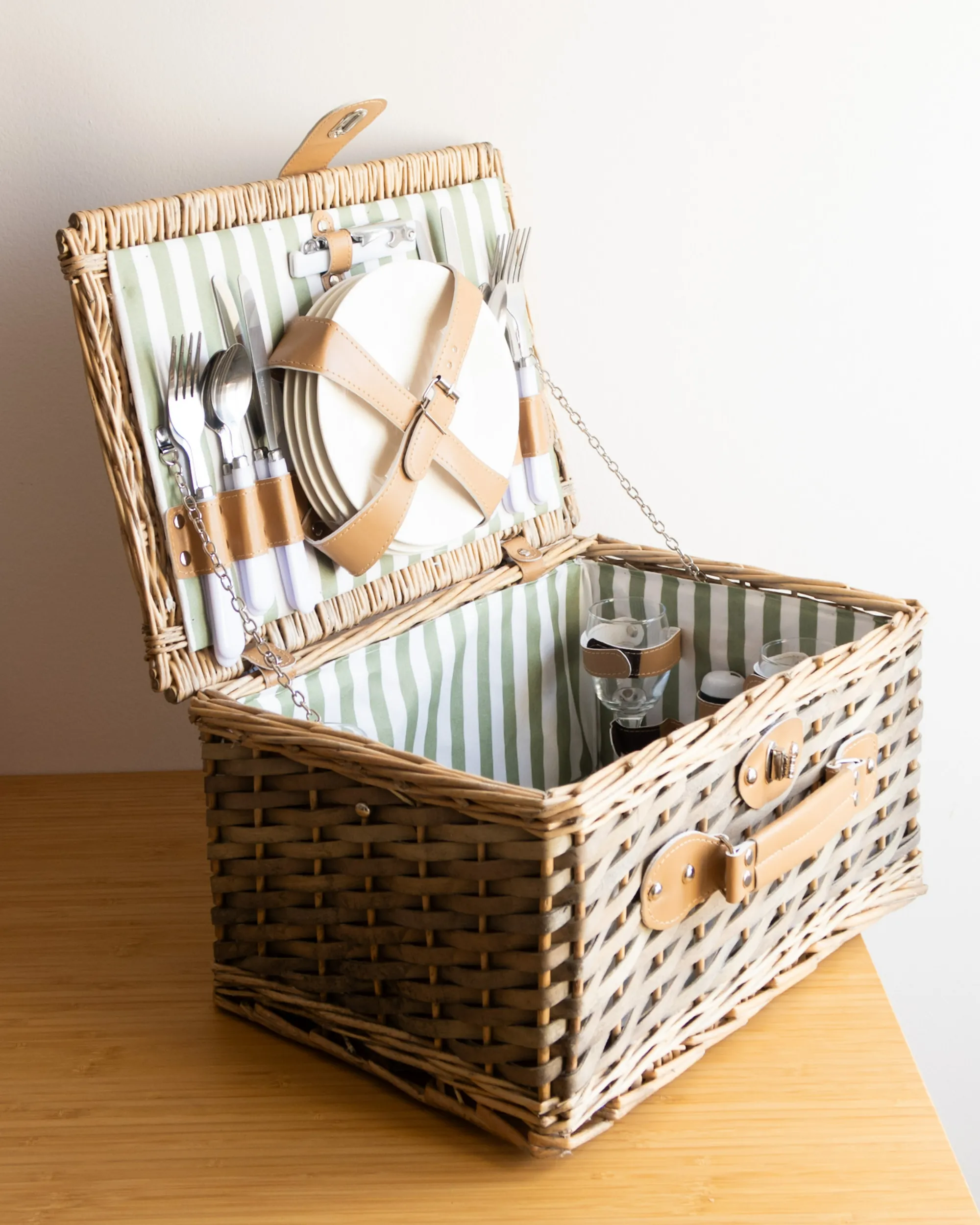 Picknickmand CLEMENTINE Wicker Natuurlijk