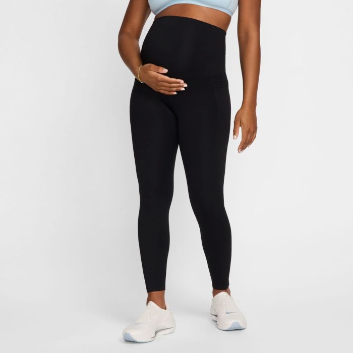 Nike Dame Lange tights One Maternity Tights Sort