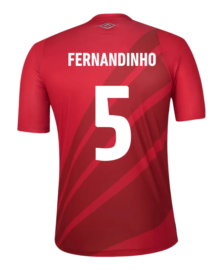 Athletico Paranaense Thuisshirt 2025   Bedrukking Fernandinho - Voetba