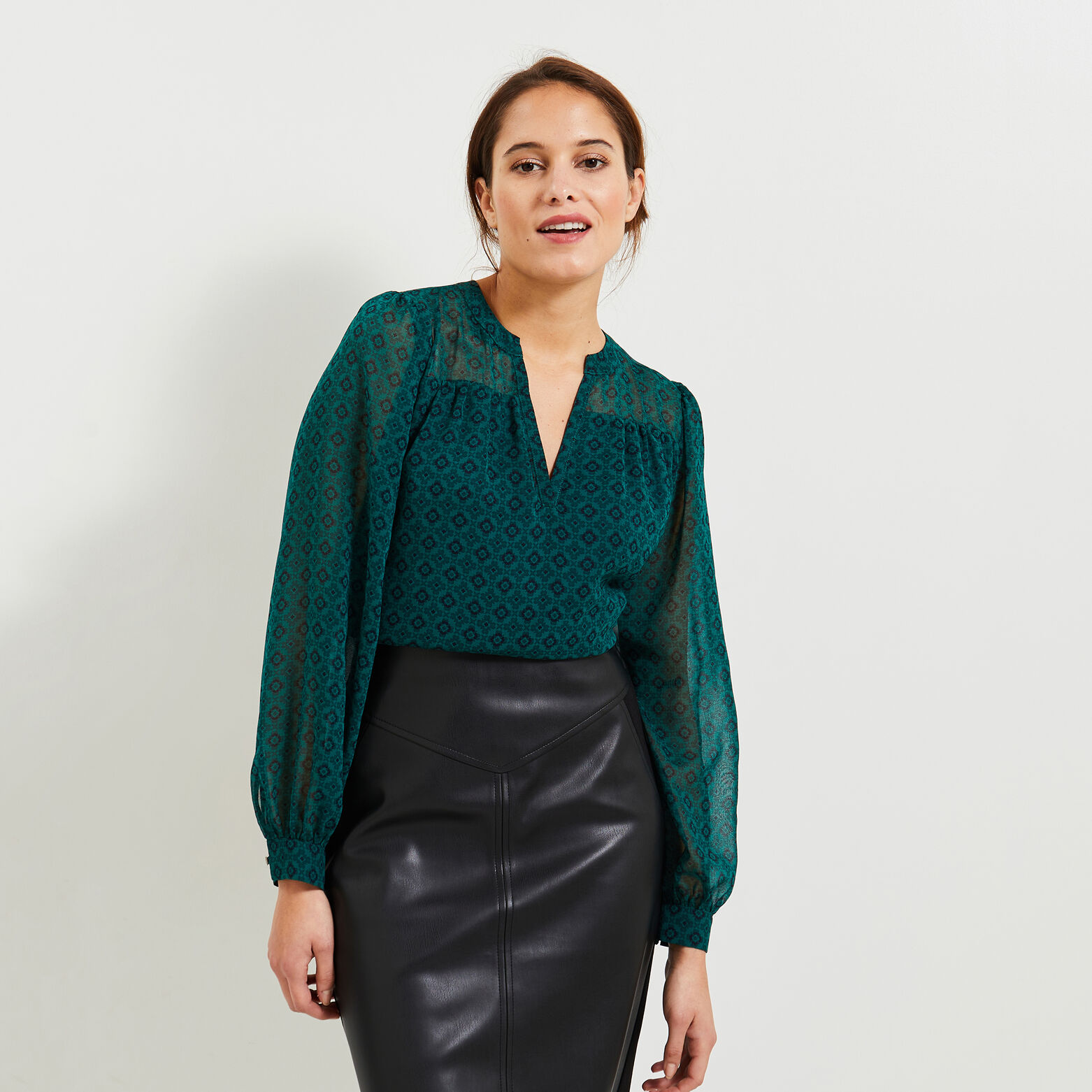 Blouse en voile femme