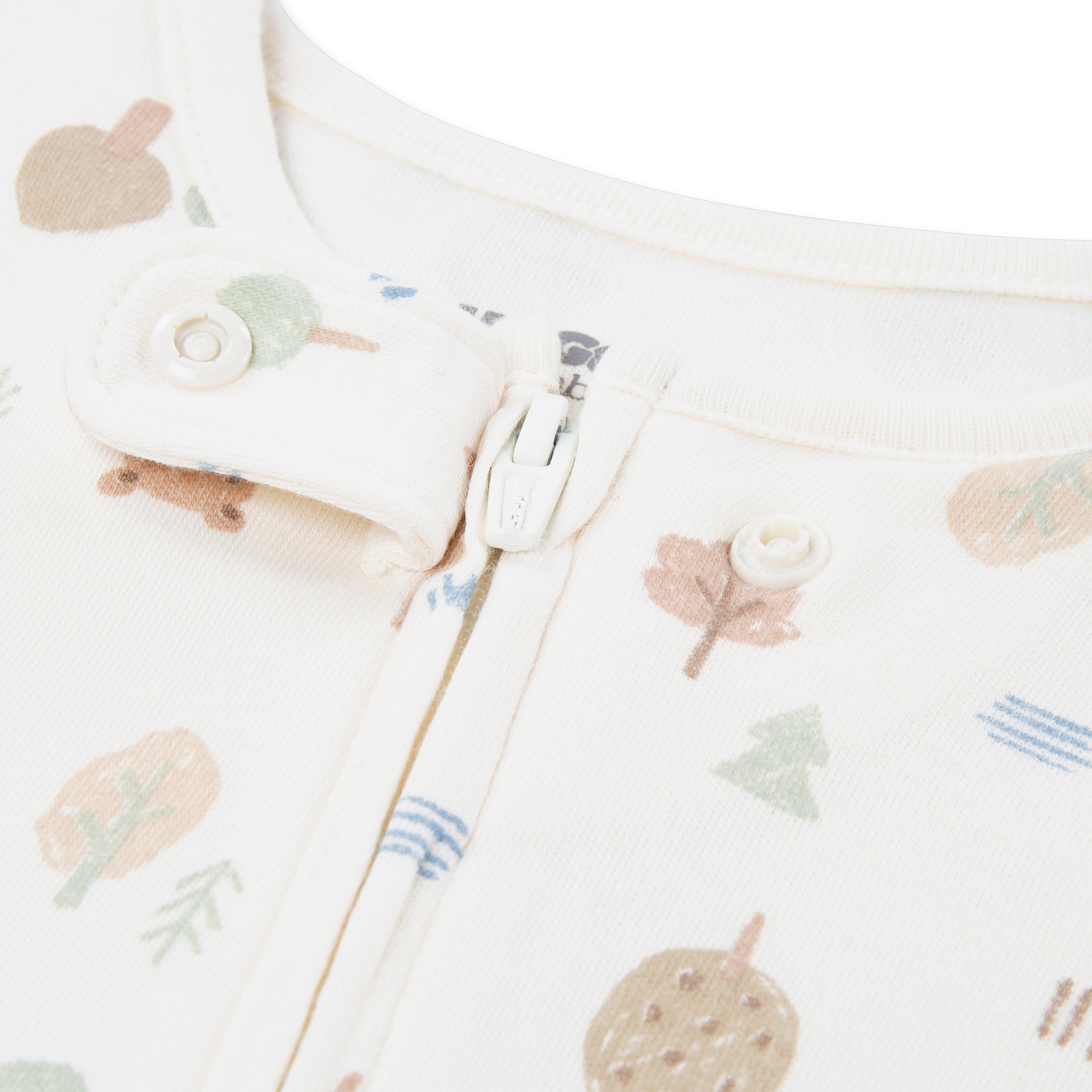 HUGGIES babywear Strampler »HUGB FOOTED COVERALL« allover mit Bärchen und Sternen bedruckt