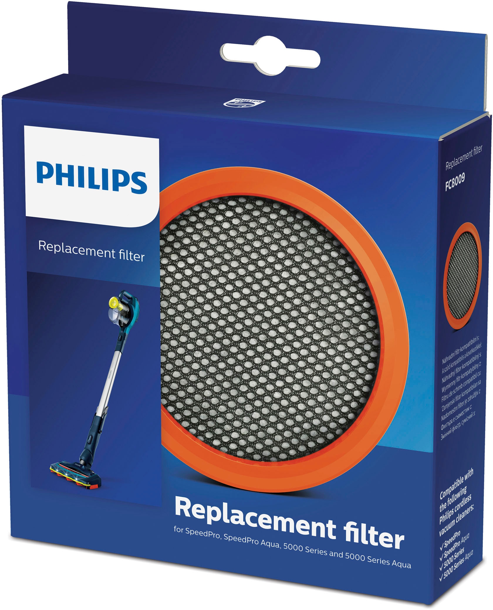 Philips Ersatzfilter »FC8009/01« Packung, 1 abwaschbarer Schaumfilter, 1 Stk. tlg.