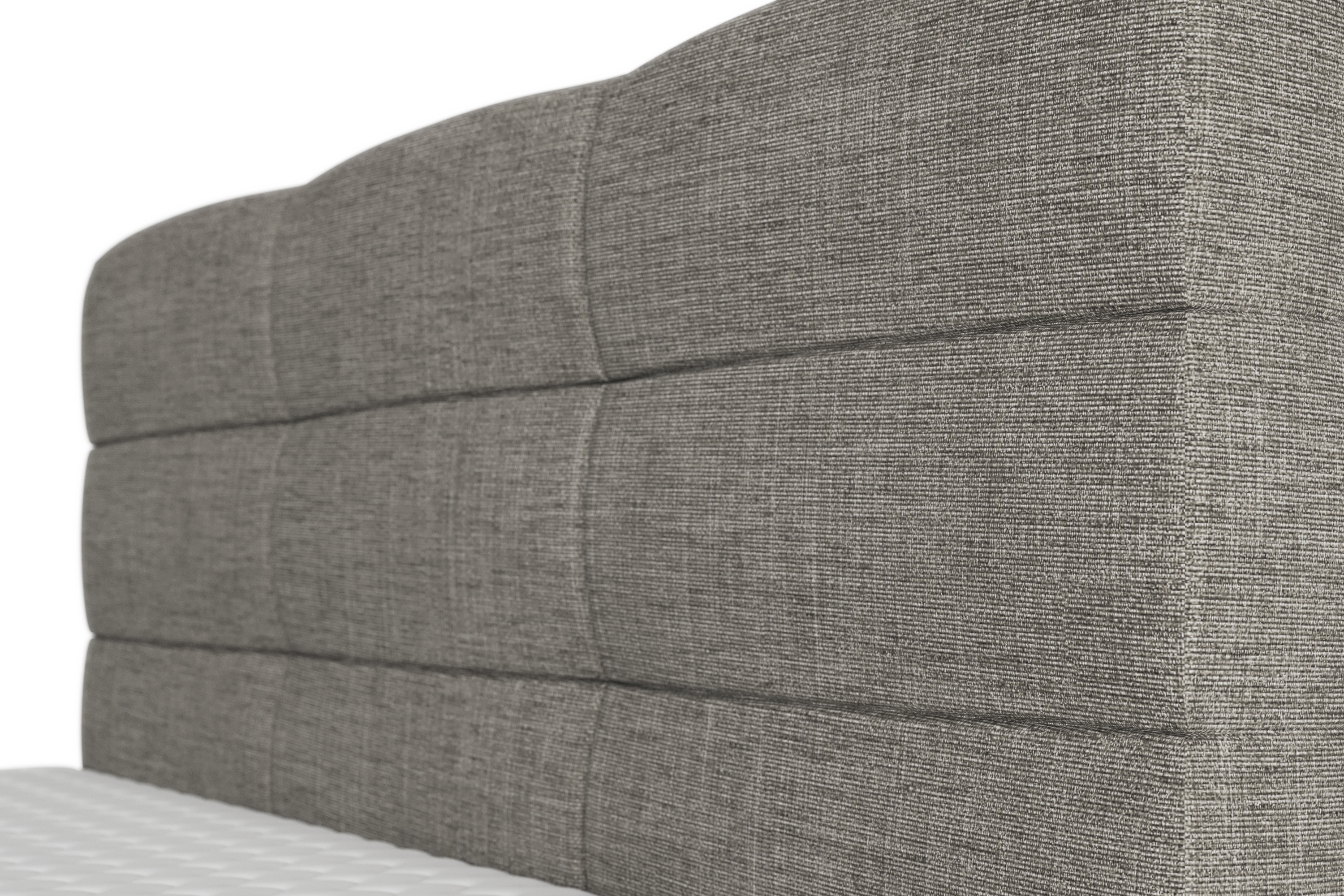 Boxspringbett MIDNIGHT 140 x 200 cm grau