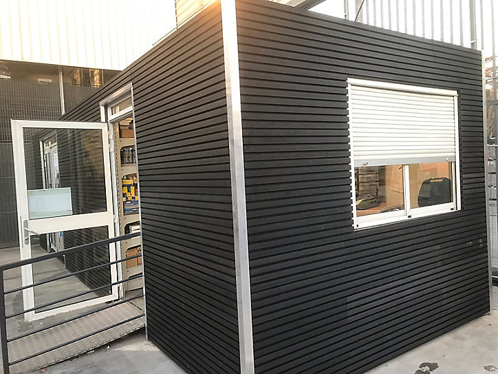 Clin pour bardage composite Greenwall Claire Voie anthracite - L.2,6 m