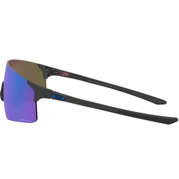 Lunette vélo OAKLEY EVZERO BLADES STEEL W/ PRIZM SAPPH