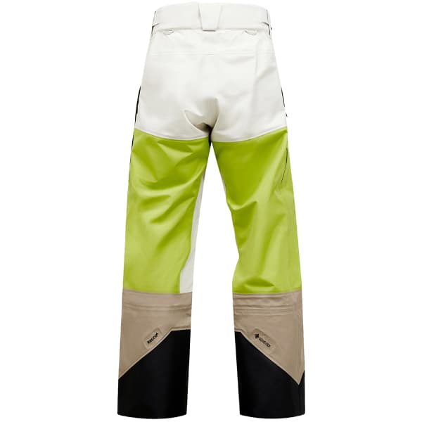 Pantalon de ski PEAK PERFORMANCE M GRAVITY GORE-TEX 3L PANTS SAND FOG/STAND OUT GREEN/AVID BEIGE
