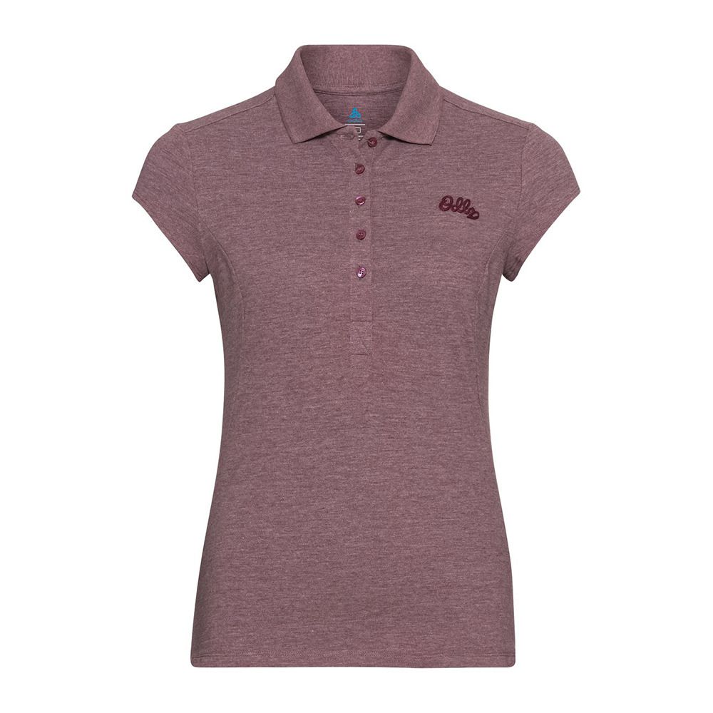 Odlo KUMANO - Polo Femme raspberry fudge melange