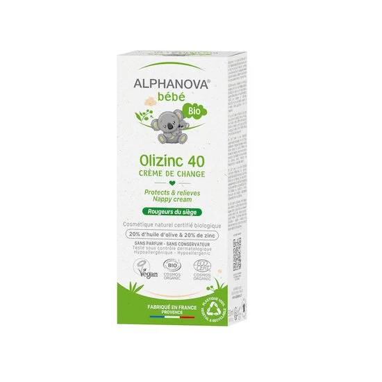 Crème de change bébé Olizinc 40   de               Alphanova bébé