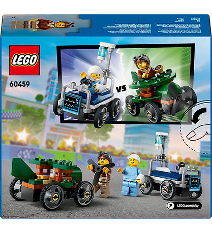 LEGO® City - Rennwagenpaket: Flugzeug vs. Krankenhausbett 60459