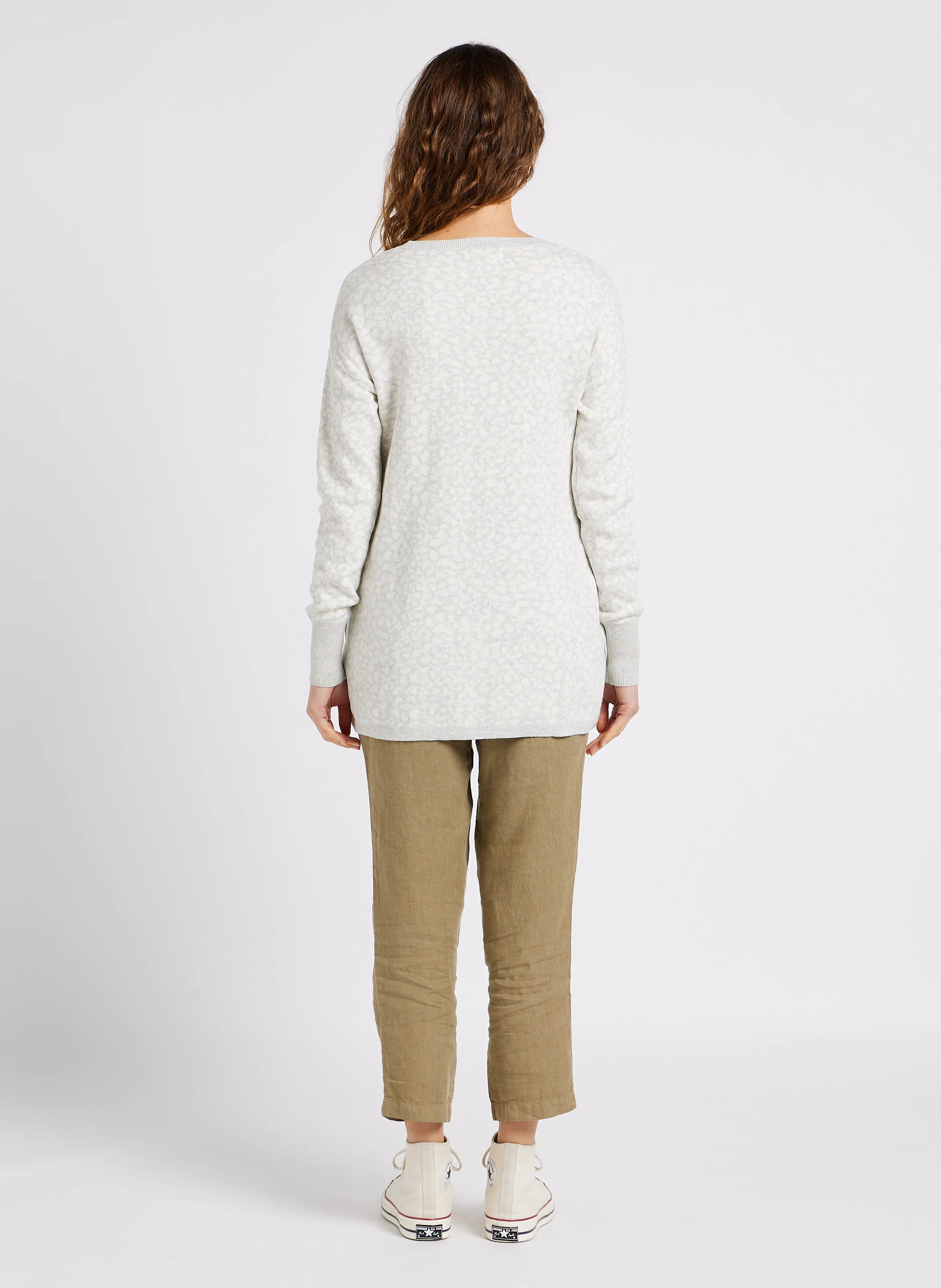DALE - Pulls assortis imprimés en coton | Gris