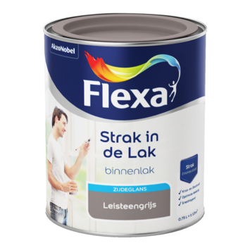 Flexa Strak in de Lak binnenlak zijdeglans leisteengrijs 750 ml
