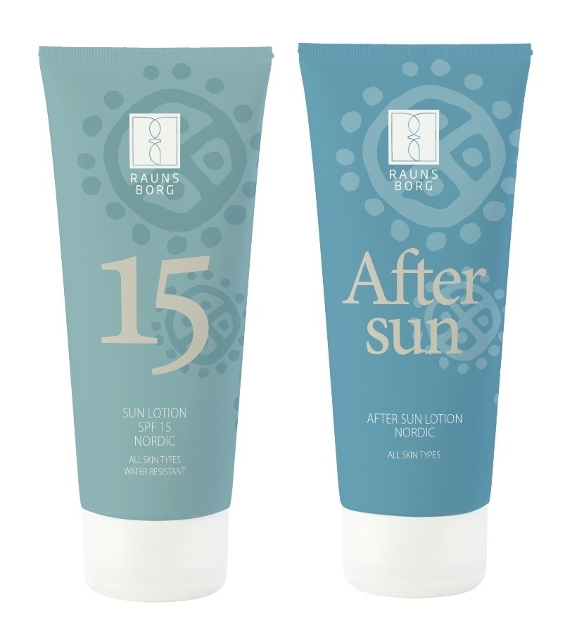 Raunsborg - Sun Lotion SPF 15 200 ml + Raunsborg - After Sun Lotion Nordic 200 ml - Solcreme