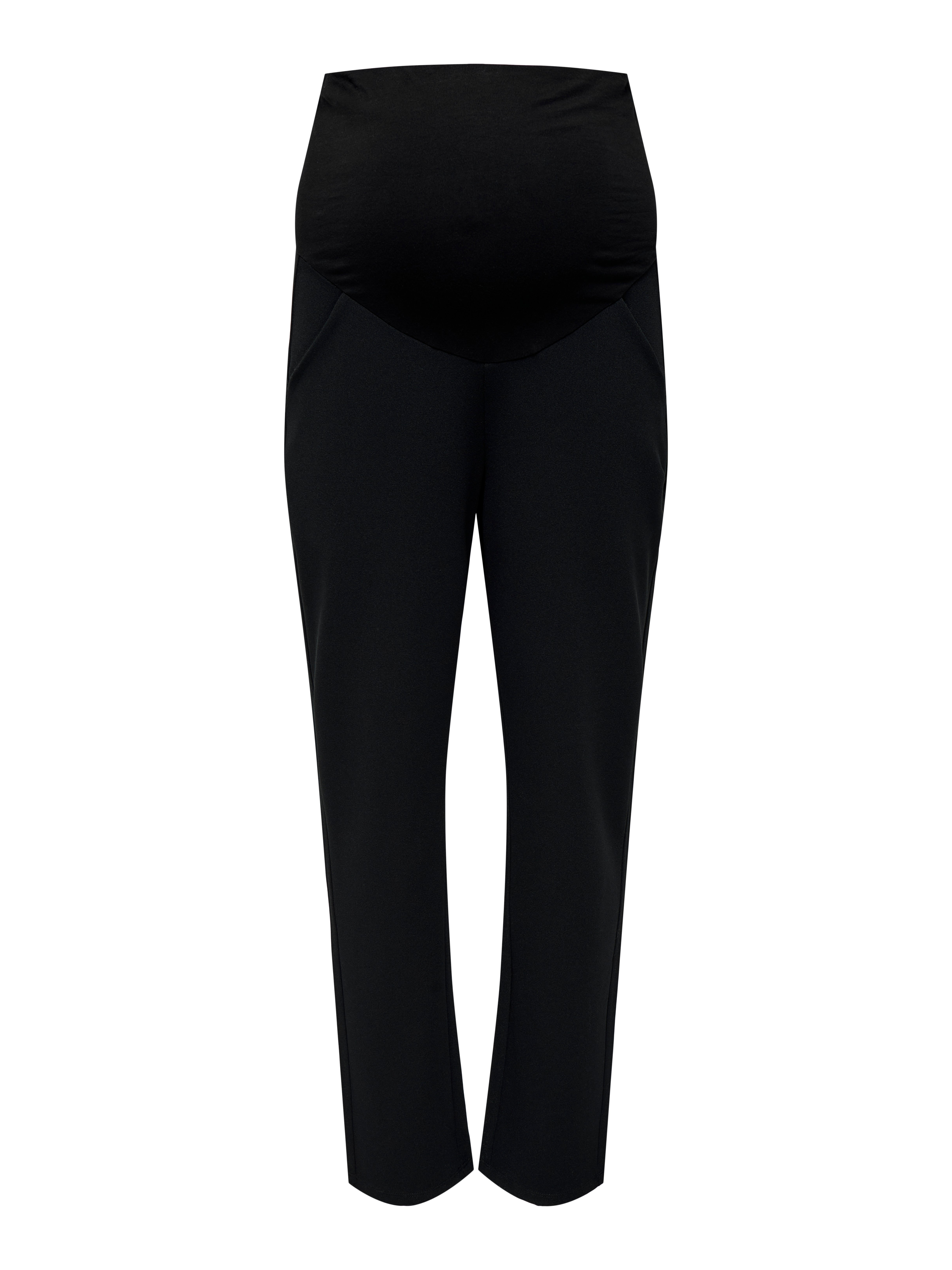 OLMSANIA Normal geschnitten Hose mit weitem Beinschnitt Black