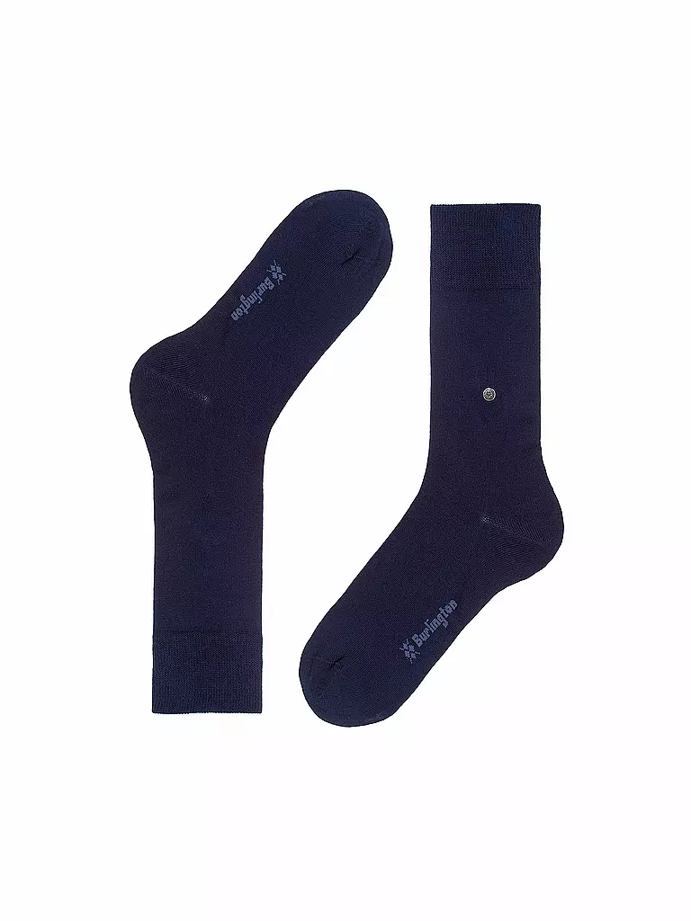 BURLINGTON Herren Socken EVERYDAY 2-er Pkg. 40-46 dk. marine blau