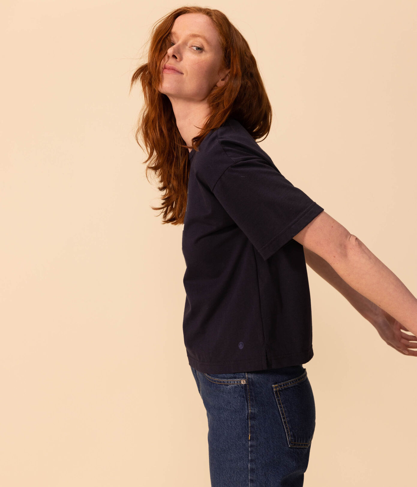 T-shirt LE BOXY en coton Femme